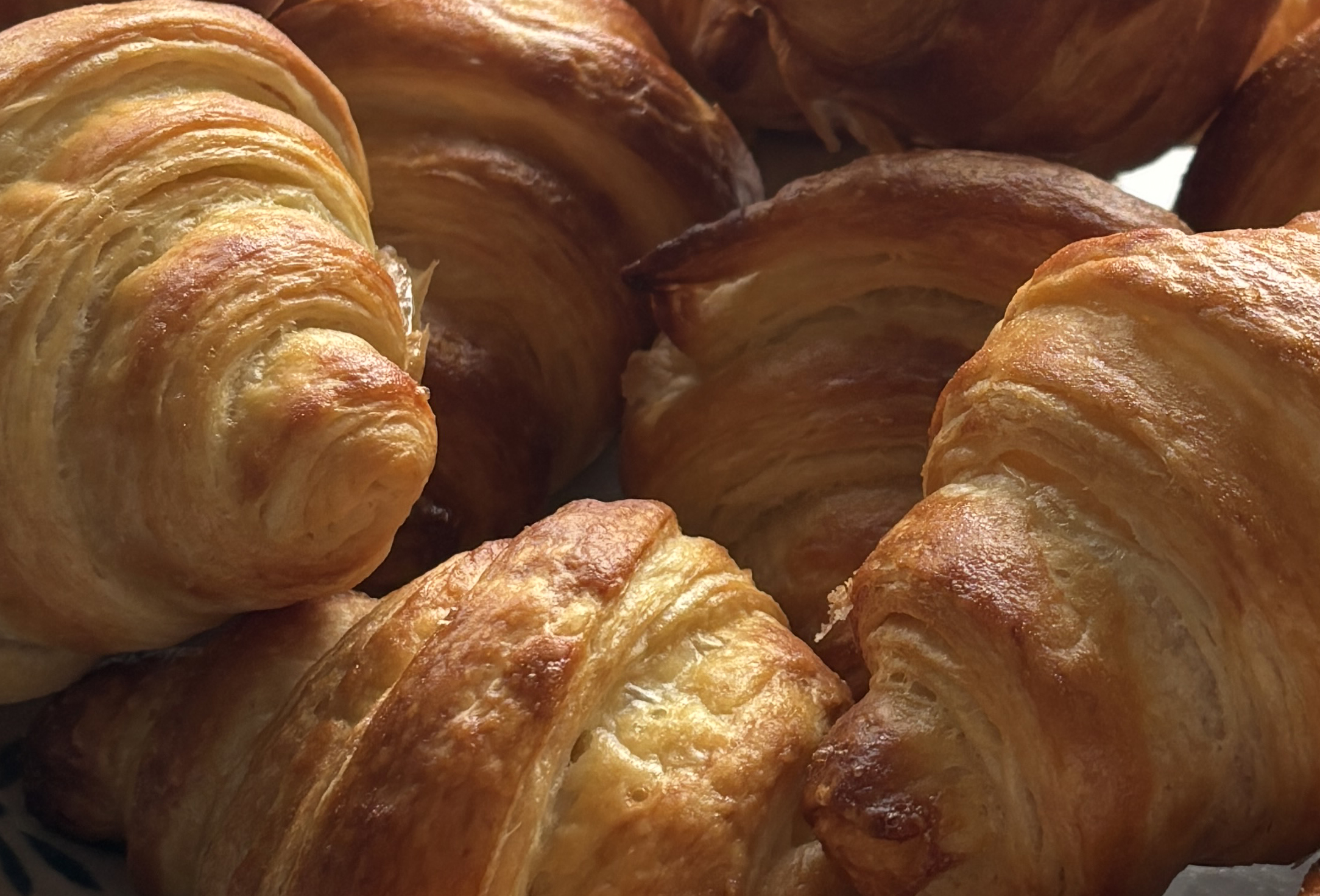 Croissants Hintergrund